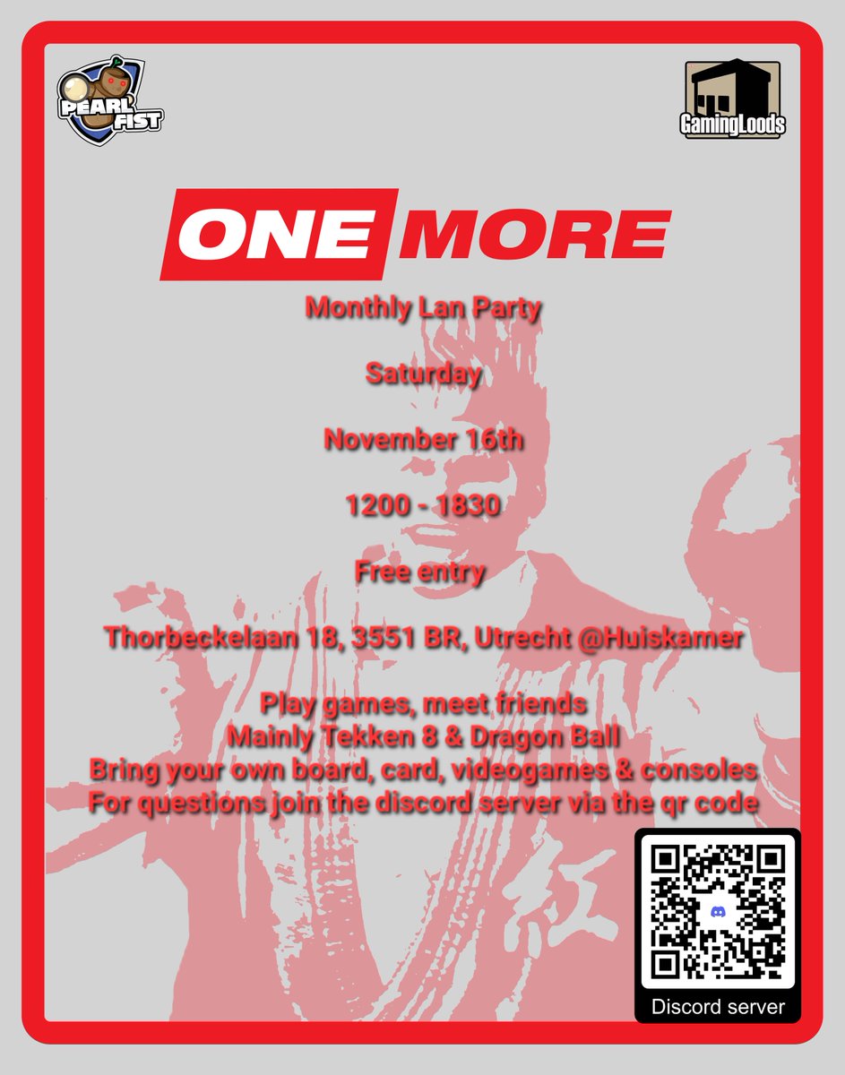 Next LAN party is coming Saturday, the 16th of november! Hope to see you all there!

More info below