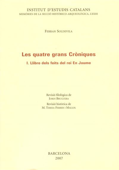 LujuriaFeudal's tweet photo. Acabe de digitalitzar el primer volum de "Les quatre grans cròniques" de Ferran Soldevila, corresponent al Llibre dels Fets de Jaume I. Com encara no es veu a Z-Library, deixe per ací l'enllaç de Drive.

Pròximament faré el mateix amb els altres volums :)

https://t.co/QNvWzOqBaY https://t.co/i9Hv5lunCz