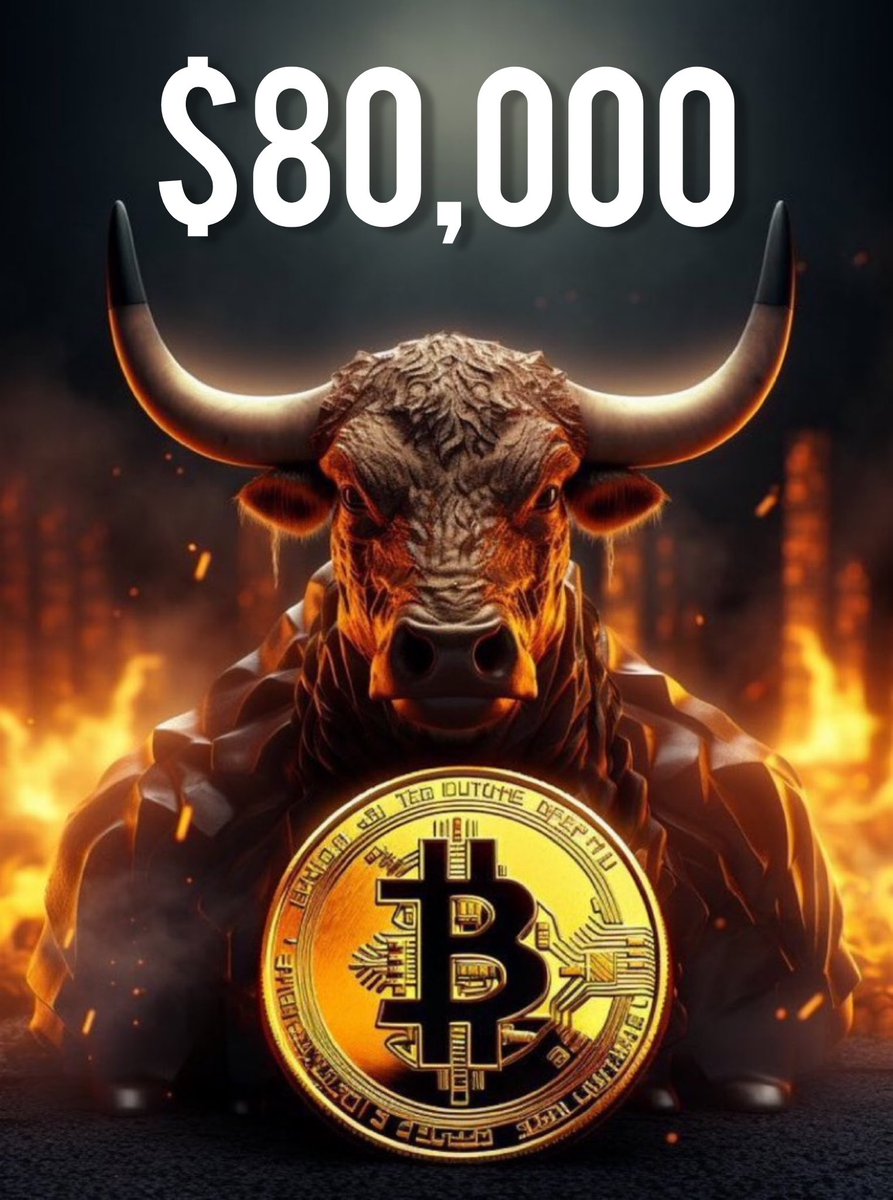 💥BREAKING: $80,000 #Bitcoin