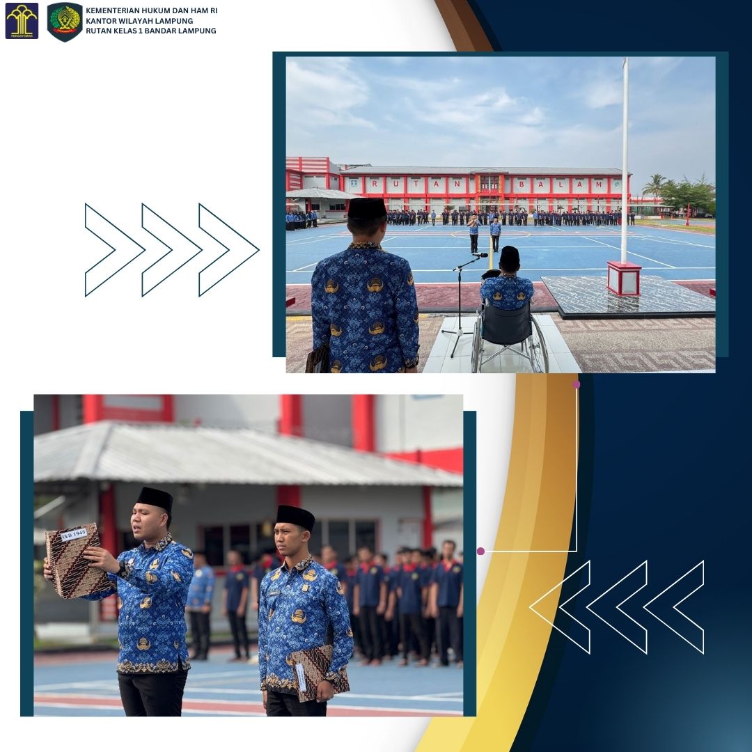 Rutanbdl's tweet photo. Kenang Jasa-Jasa Pahlawan, Rutan Bandar Lampung Laksanakan Upacara Peringatan Hari Pahlawan Nasional ke-79 https://t.co/ujTmkaYWJg