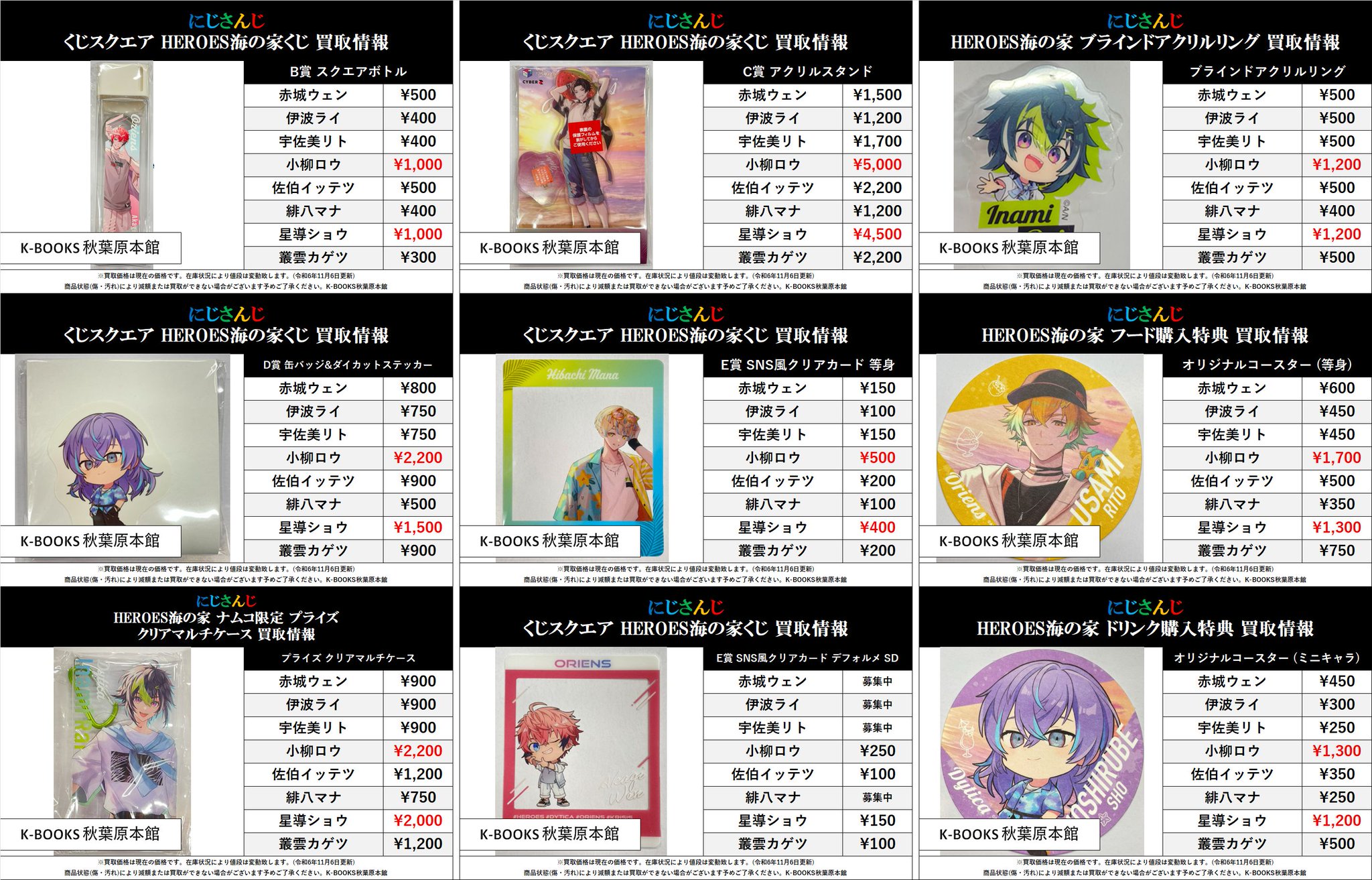 にじさんじ 赤城ウェン バレンタイン ハート型缶バッジ （2025年