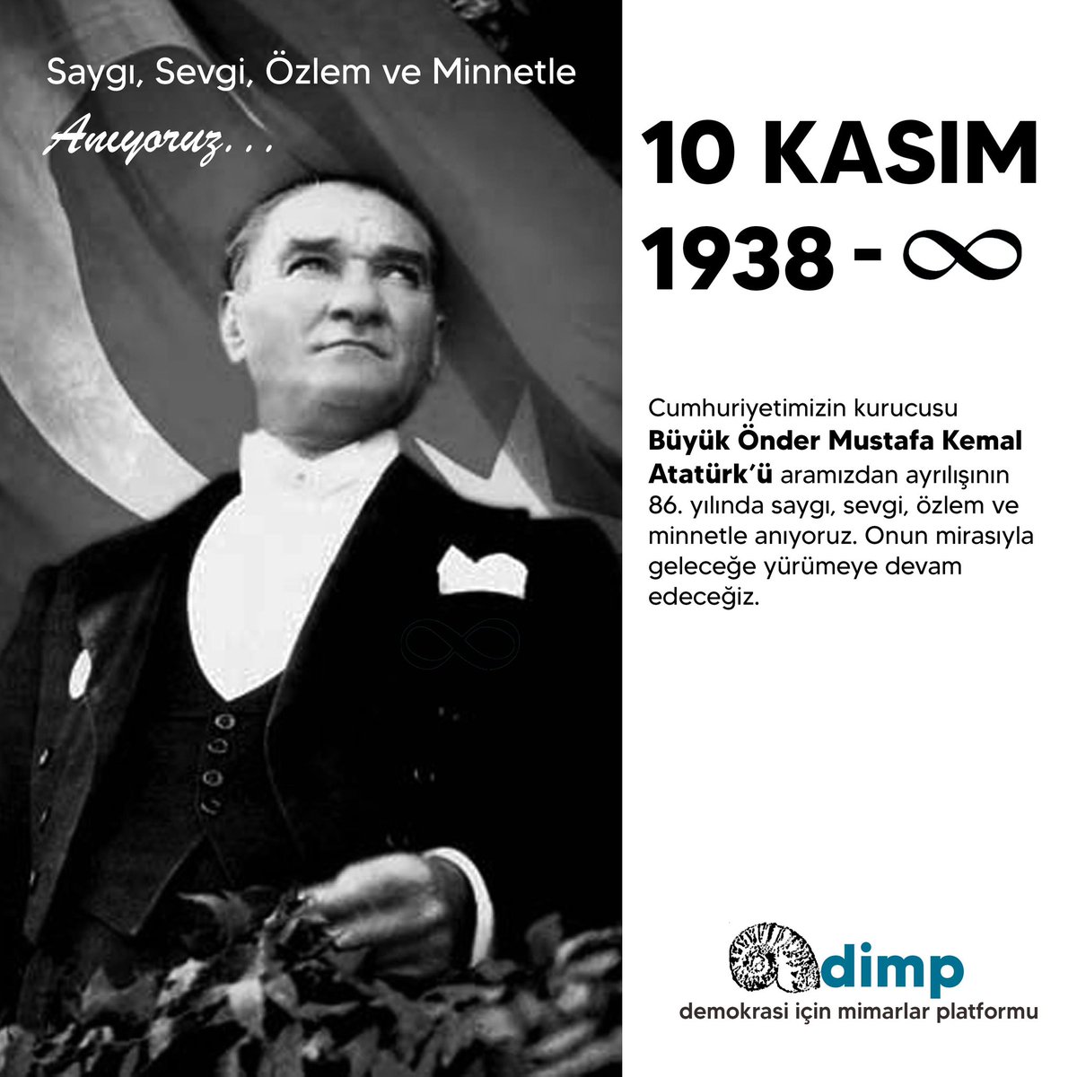 DOrg006's tweet photo. Sevgi,saygı,özlem ve minnetle #10Kasim1938 https://t.co/isP75DXhxr