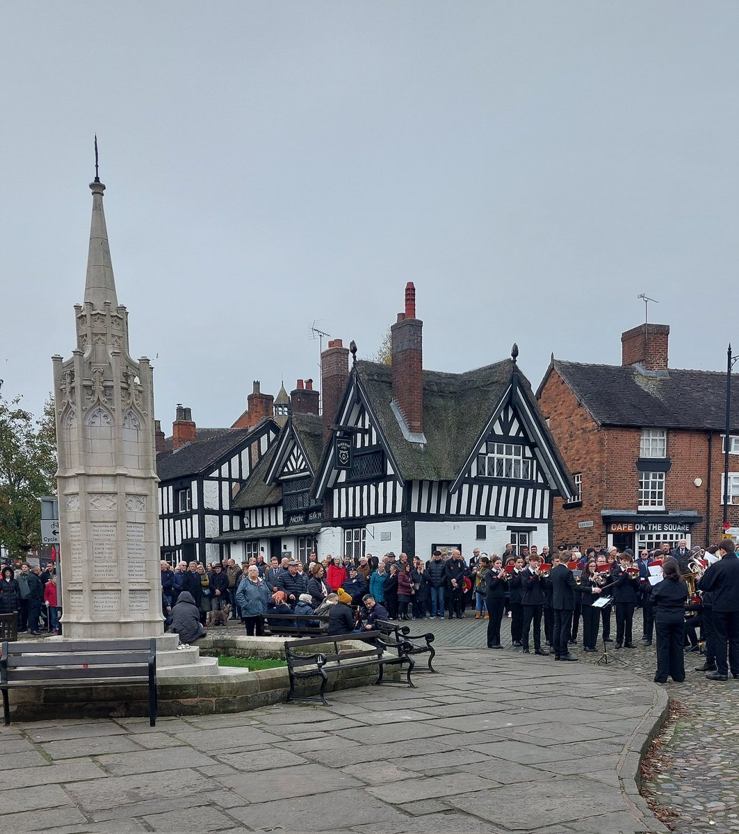 Sandbach will remember them. 
#RemembranceDay2024