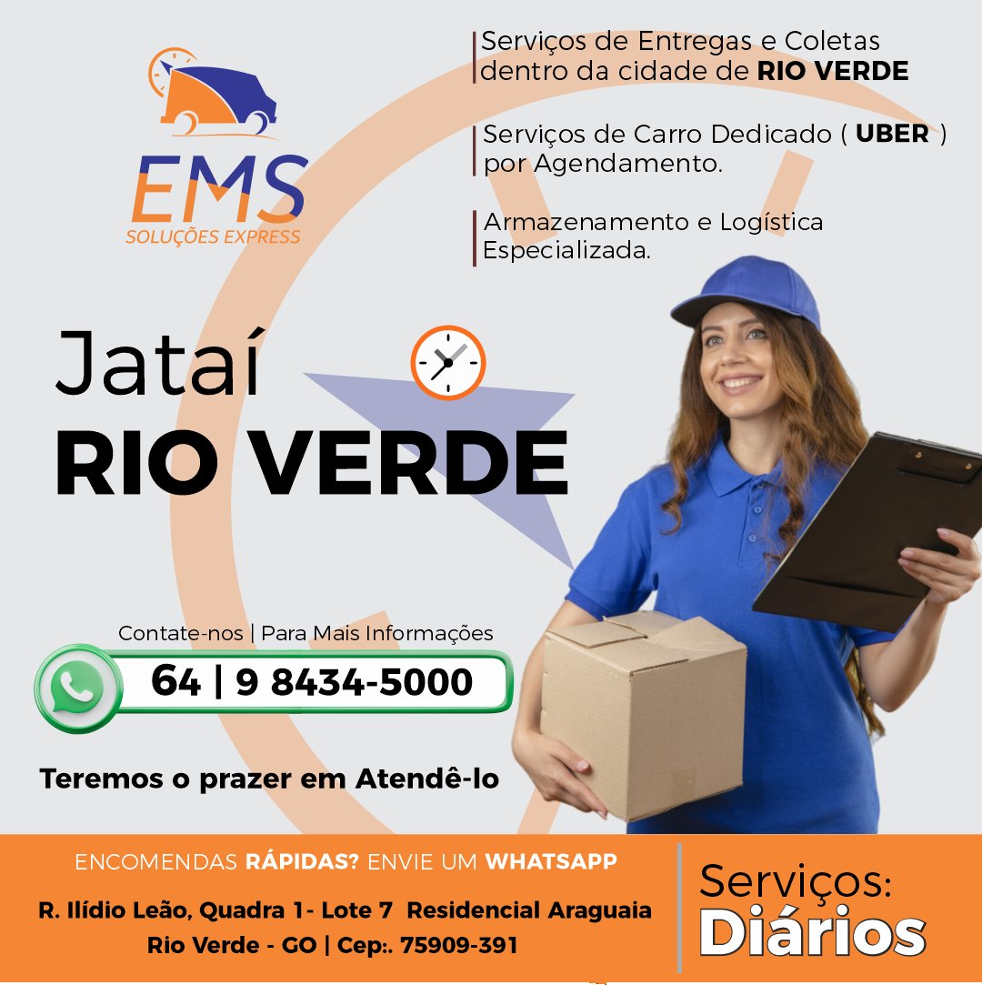 edsonmauro's tweet photo. Encomendas Urgentes 

Rio Verde 
GOIANIA
jatai 
Mineiros
Ipora 
Montividiu 
Santa Helena de Goiás 
Acreuna 
QUIRINOPOLIS 
Sao Simão 

E demais cidades https://t.co/c4dJBnhzIx
