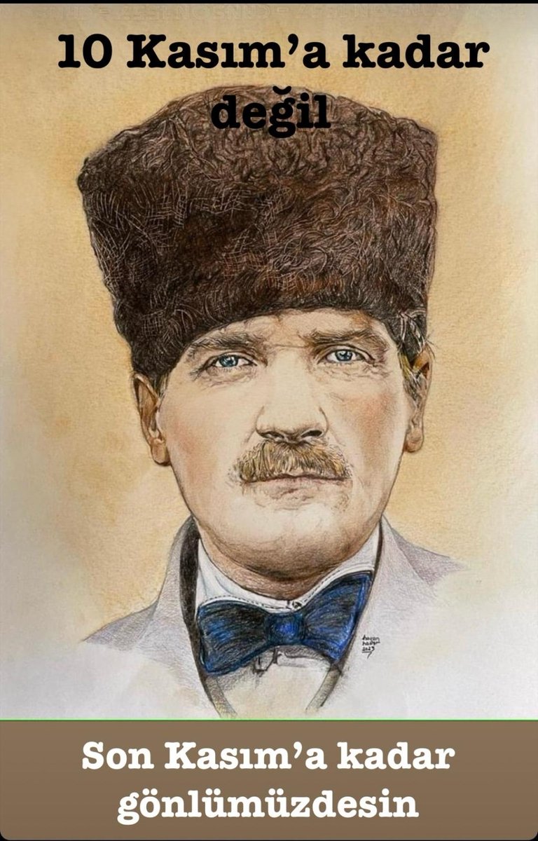Türkiye Cumhuriyeti'nin kurucusu Gazi Mustafa Kemal Atatürk'ü ebediyete irtihâlinin yıl dönümünde rahmet,
minnet ve özlemle anıyorum.
Ruhu şad, kabri nur, mekanı cennet olsun.