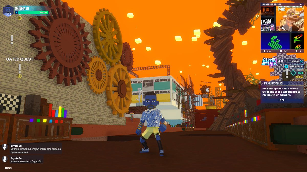 Skibmash's tweet photo. 🌈 Exploring the colorful Rainbow Village in the Remember Me... experience in @TheSandboxGame. It's like stepping into a living painting! 🎨 @Indexgamehk https://t.co/0Jm7F77C9B #TheSandbox #AlphaSeason4 #AS4SocialChallenge https://t.co/CHSX58qKCE
