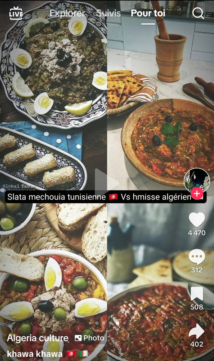 Nef3rti_ti's tweet image. Ils en ont pas marre de nous v0ler notre patrimoine culinaire 🇹🇳 ??? 

J’suis choquée
