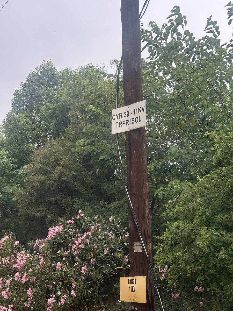 JAREDJABOUR's tweet photo. @Eskom_SA hi you have the base of a pole on fire - unfortunately nobody answers the emergency no . 50 Watercombe st Farmall https://t.co/TjmIkVQdG9