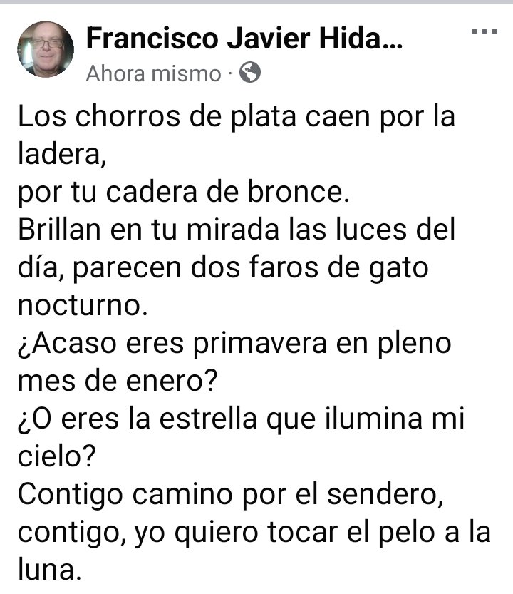 Publicado en Facebook 
Autor:
Francisco Javier Hidalgo Prado