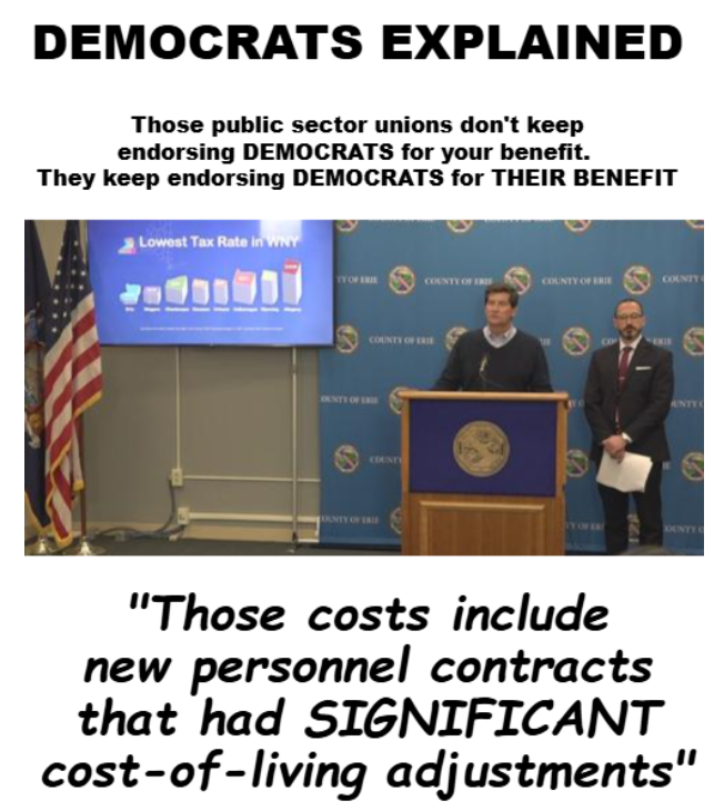 FactsMa02805793's tweet photo. THIS GOES FOR PUBLIC SECTOR UNIONS AND COUNTY DEMOCRATS AS WELL!  🙄
#StupidHumans 
#FknMorons https://t.co/JxzL7Tw6Rw