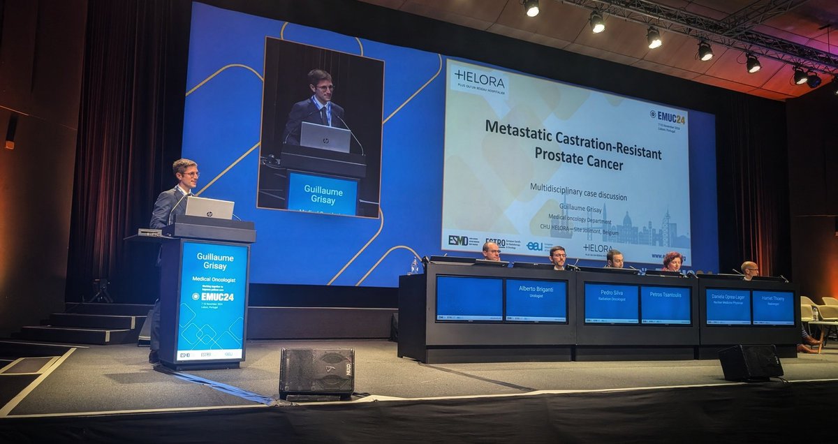GGrisay's tweet image. Thank you #EMUC24 for giving me the opportunity to talk about the management of mCRPC patients