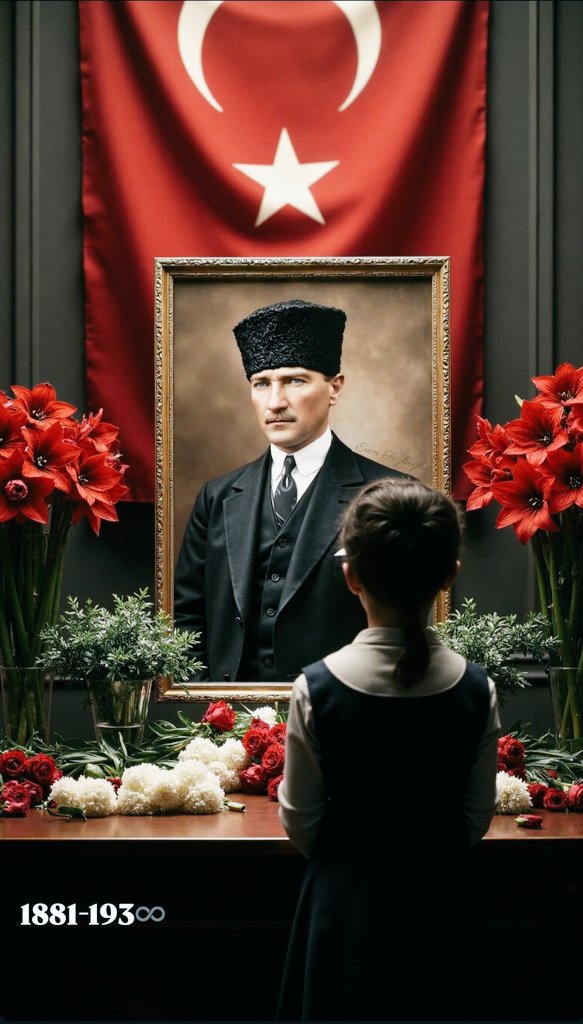 damlaaa1461's tweet photo. "Sizler, yeni Türkiye'nin geç evlatları,
yorulsanız da beni izleyeceksiniz. Dinlenmemek üzere
yürümeye karar verenler asla ve asla yorulmazlar. Türk
gençliği amaca, bizim yüksek ülkümüze durmadan,
yorulmadan yürüyecektir."
#10Kasim1938 https://t.co/AYKs0yFpT9