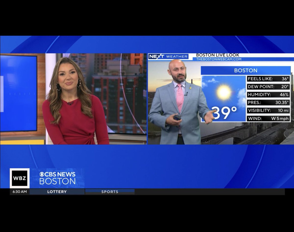 jorjagolinzer's tweet photo. On Sundays we wear pink! This was unplanned with @4cast4you this morning. Thanks for joining us at 5 and 6 💕 Coming up in our next two hours we’ll have a live guest for our #WeekendWakeup segment. Plus don’t miss the adorable pups in this week’s Pet Parade 🐶 https://t.co/Fi3bbrVTTZ