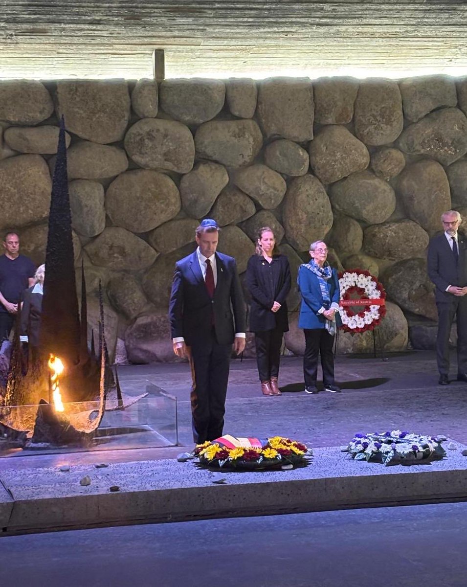 Steffen Seibert (@gerambtlv) on Twitter photo At <a href="/yadvashem/">Yad Vashem</a> commemorating the November Pogroms all over Germany 86 years ago. In the presence of survivors I strongly felt the trust they put in a democratically and morally renewed Germany. It is our duty to keep living up to that trust. At <a href="/yadvashem/">Yad Vashem</a> commemorating the November Pogroms all over Germany 86 years ago. In the presence of survivors I strongly felt the trust they put in a democratically and morally renewed Germany. It is our duty to keep living up to that trust.
