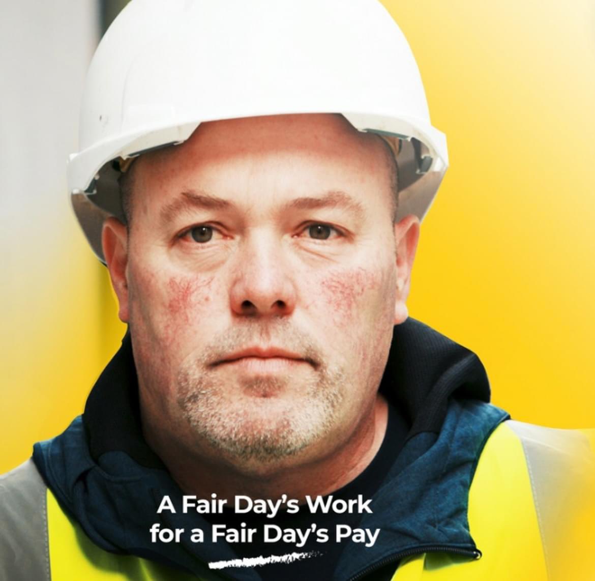 It pays to be UNION. 

Good news! A new Sectoral Employment Order for the Construction Sector is now in place.

Minimum rates of pay will increase by 3.4% in August 2025 with provision for a further rise of 3.2% in August 2026.