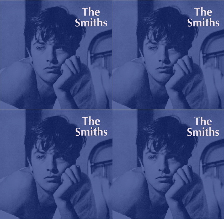 Another homemade Smiths sleeve/poster. This time the cover star is Alain Delon.