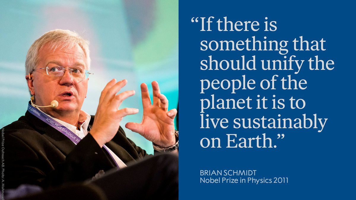At the Nobel Prize Dialogue Sydney, physicist Brian Schmidt spoke about climate change and how we need to unite to live more sustainably. 

Schmidt was awarded the physics prize in 2011 for the discovery of the accelerating expansion of the Universe through observations of