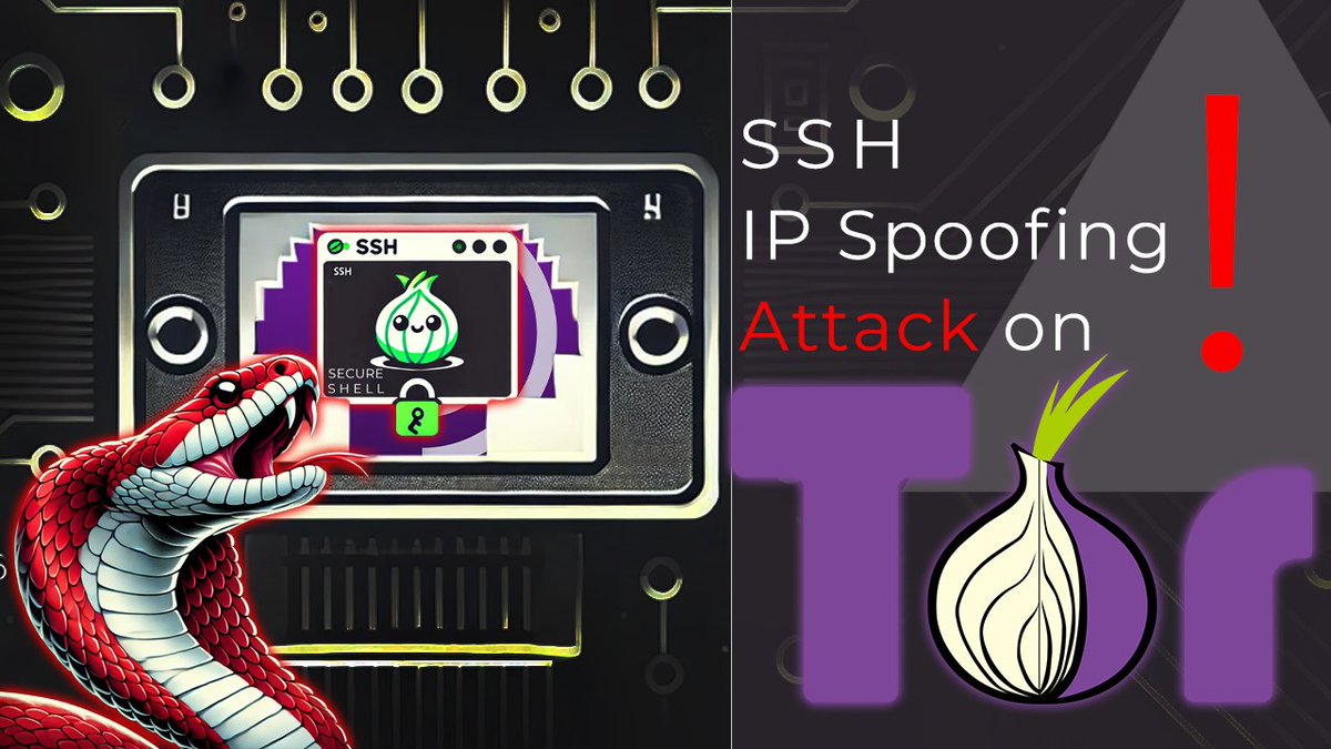 DoingFedTime's tweet photo. Watch the full video 👉 https://t.co/TgTAnKHYwD🚨 IP Spoofing Attack on the @torproject Network! Discover how relay operators fought back against targeted abuse complaints, safeguarding online anonymity and privacy.
#TorNetwork #CyberAttack #PrivacyRights #Infosec #FreedomOnline https://t.co/Xxe43BVdxu