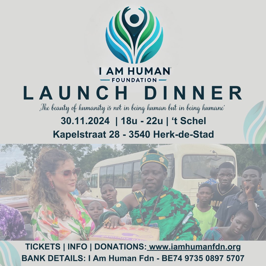 Iamhumanfdn's tweet photo. We are celebrating the launch of our foundation I Am Human with a launch dinner! 
So excited for this amazing event with positive energy, joy and love ❤️ https://t.co/2nuh6a6K0S