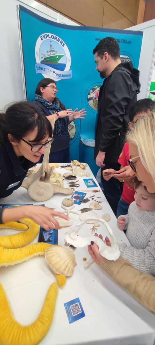 MarineInst's tweet photo. 💦🔬Marine Institute @ExplorersEdu Programme team are off to a super busy start at the @GalwayScience and Technology Festival in Galway celebrating all things ocean https://bitly/4fxysfw
#Marine #ClimateChangeSuperheroes #BlueEducation #Whatsinadrop #ExplorersEducation https://t.co/dy9SJTPPVE