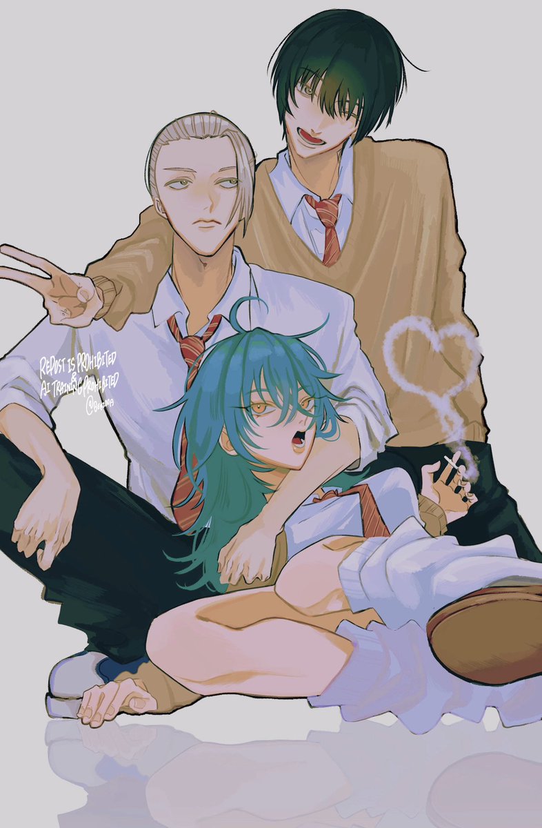 BENI00a's tweet image. 赤坂南 ※学パロ