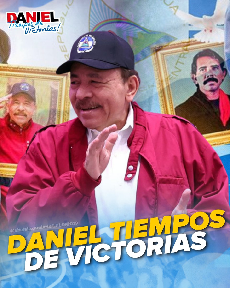 79 años de historia,de lucha y de victorias.Celebramos con orgullo la vida de nuestro Cmdte Daniel Ortega,un símbolo de esperanza, unidad y progreso para todos.¡Sigamos adelante,siempre firmes, siempre fuertes! 
#DanielTiemposDeVictorias
#Nicaragua
<a href="/CarlosEmilioDH/">Carlos Emilio Lopez</a> <a href="/FreddyJFranco/">Freddy Franco</a>