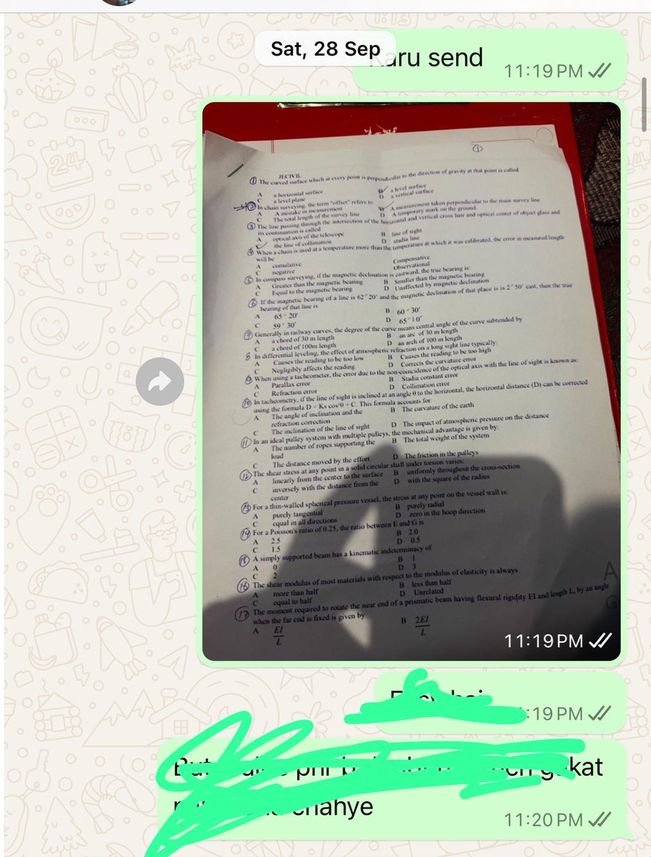 vinkal_yac's tweet photo. #SKUAST -K paper for recruitment of #JEcivil was circulated on whatsapp before exam..
paper was leaked. University authorities are also involved as they have special provision to declare individual results. @AdityaVgupta @OmarAbdullah @JmuKmrPolice @Surinderch55 @Sunil_SharmaBJP https://t.co/SAoHUX8UC2