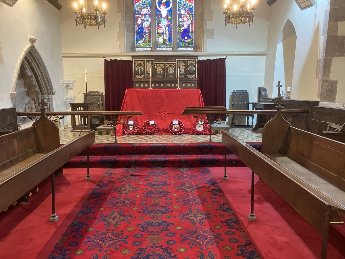 nglowton's tweet photo. At St Michael and All Angels, Ewyas Harold, for Remembrance Sunday https://t.co/sXTx4TsDRL