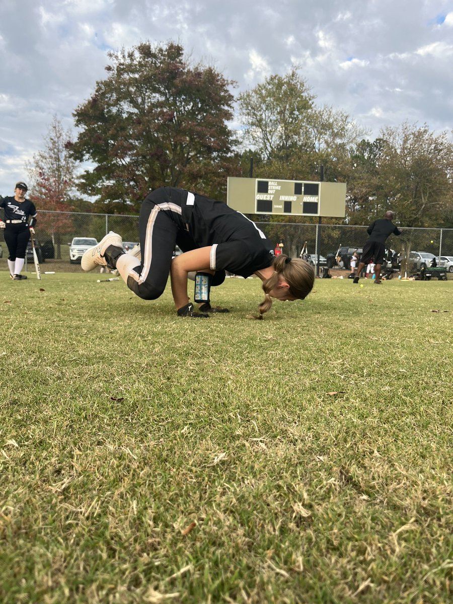 GA Fury Platinum Vandiver (@gafuryvandiver) on Twitter photo This is how we warm up 🤣❤️. One of our talented outfielders, <a href="/BrookePort56774/">Brooke Porterfield</a> showing off her many talents! #furyplatinum #furystrong This is how we warm up 🤣❤️. One of our talented outfielders, <a href="/BrookePort56774/">Brooke Porterfield</a> showing off her many talents! #furyplatinum #furystrong
