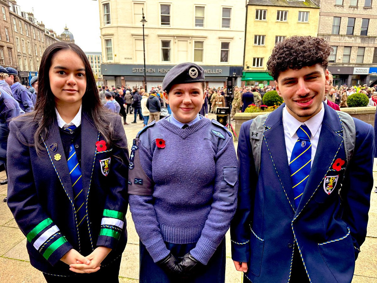 morganacademy1's tweet image. Mr. Lothian, Arpi and Mo, represented the Morgan Academy community at the annual Dundee Civic Service of Remembrance.
#WeWillRememberThem
