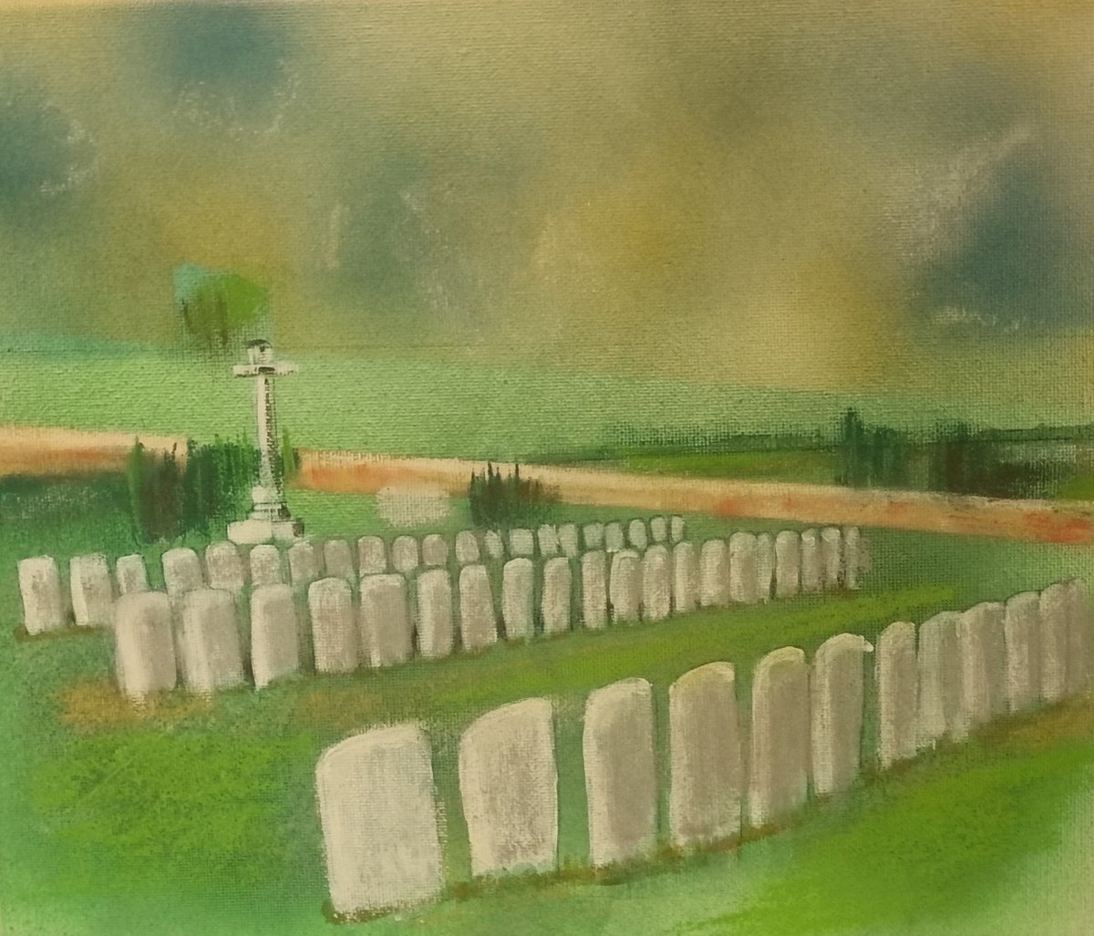 Remembering Private CHB 202588 who died aged 20 1918
 Manchester regiment 11th Battallion
  laid to rest in Epiony france. God bless you the bravest of my bloodline 💢
