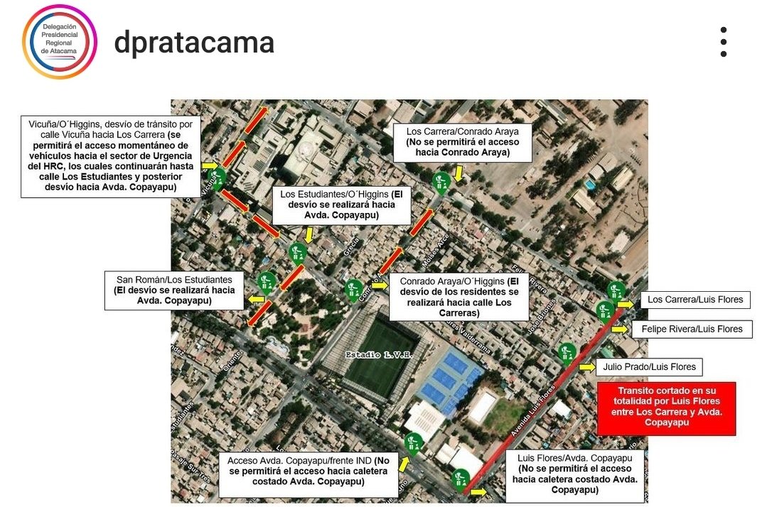 YenniVallejosM's tweet photo. Solo espero que la @DPRAtacama y @CarabIIIRegion hayan contemplado dentro del plan de seguridad para el partido de #Copiapó no permitir que se instalen los juegos inflables ni carrito en el parque Schneider y que restrinjan el uso del mismo para la infancia. 
Prevenir por favor. https://t.co/NC9x1UYB9O