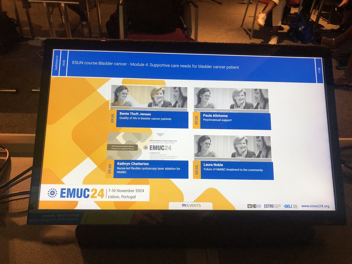 Paula Allchorne (@allchornepaula) on Twitter photo Well done Jess - giving an oversight on how Barts Health manage NMIBC patients, using patient seminars to deliver information
<a href="/jess_codling/">Jess Codling</a> <a href="/Jacwood1Wood/">Jackie Wood</a> <a href="/EAUNurses/">European Association of Urology Nurses (EAUN)</a> <a href="/surgerywxh/">SURGERYWXH</a> Well done Jess - giving an oversight on how Barts Health manage NMIBC patients, using patient seminars to deliver information
<a href="/jess_codling/">Jess Codling</a> <a href="/Jacwood1Wood/">Jackie Wood</a> <a href="/EAUNurses/">European Association of Urology Nurses (EAUN)</a> <a href="/surgerywxh/">SURGERYWXH</a>