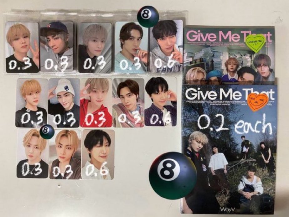 8ballxlovers's tweet photo. wayv givemethat pob / unopened sealed album ⭕️sell⭕️

디엠 혹은 카톡 주세요!

웨이션브이 엔시티 nct 깁미댓 dearmymuse 케이타운포유 영통 포카 양도 pc poca 텐 윈윈 양양 헨드리 샤오쥔 미공포 mmt ktown4u dmm wts 미개봉 포토카드 ten https://t.co/ZgK6ZkGKUj