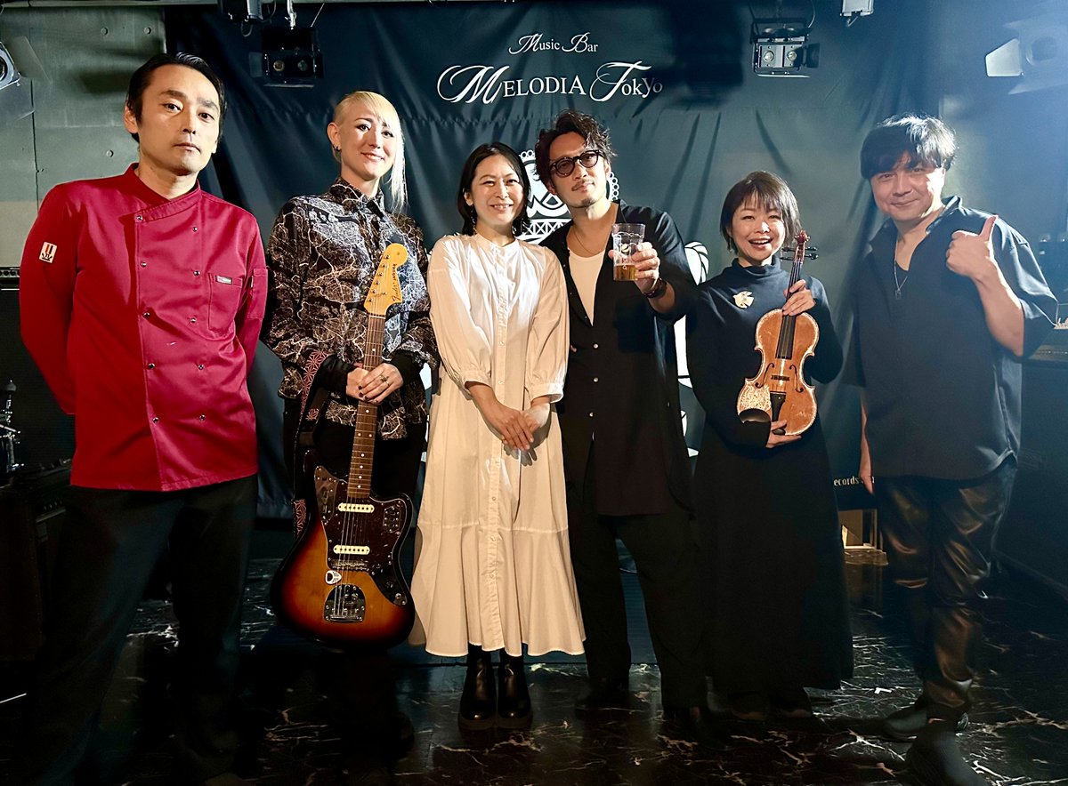 MELODIATokyo's tweet image. ★☆★☆Thank you☆★☆★
2024.11.10 sun
天空と青い月 Presents Vol.5 @tenkutoaoitsuki 
「蠍座のBirthday Party」
つぐみ with ニャン吉春生 @CafeTsugu 
渡辺大地(Vl.入山ひとみ/Perc.井上太) @daichi_watanabe 
Maya Fennec @MayaFennec 
#MELODIATokyo
#天空と青い月…