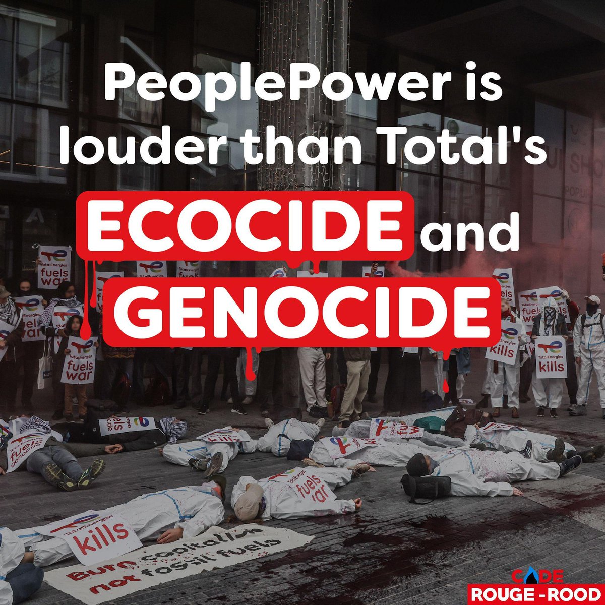 coderoodrouge's tweet image. TotalEnergies is a greenwashing champion. But make no mistake! Total spends two-thirds of its investments on oil and gas. They also supply fuel to the IDF, supporting genocide in Gaza and ethnic cleansing in the West Bank. 🤬