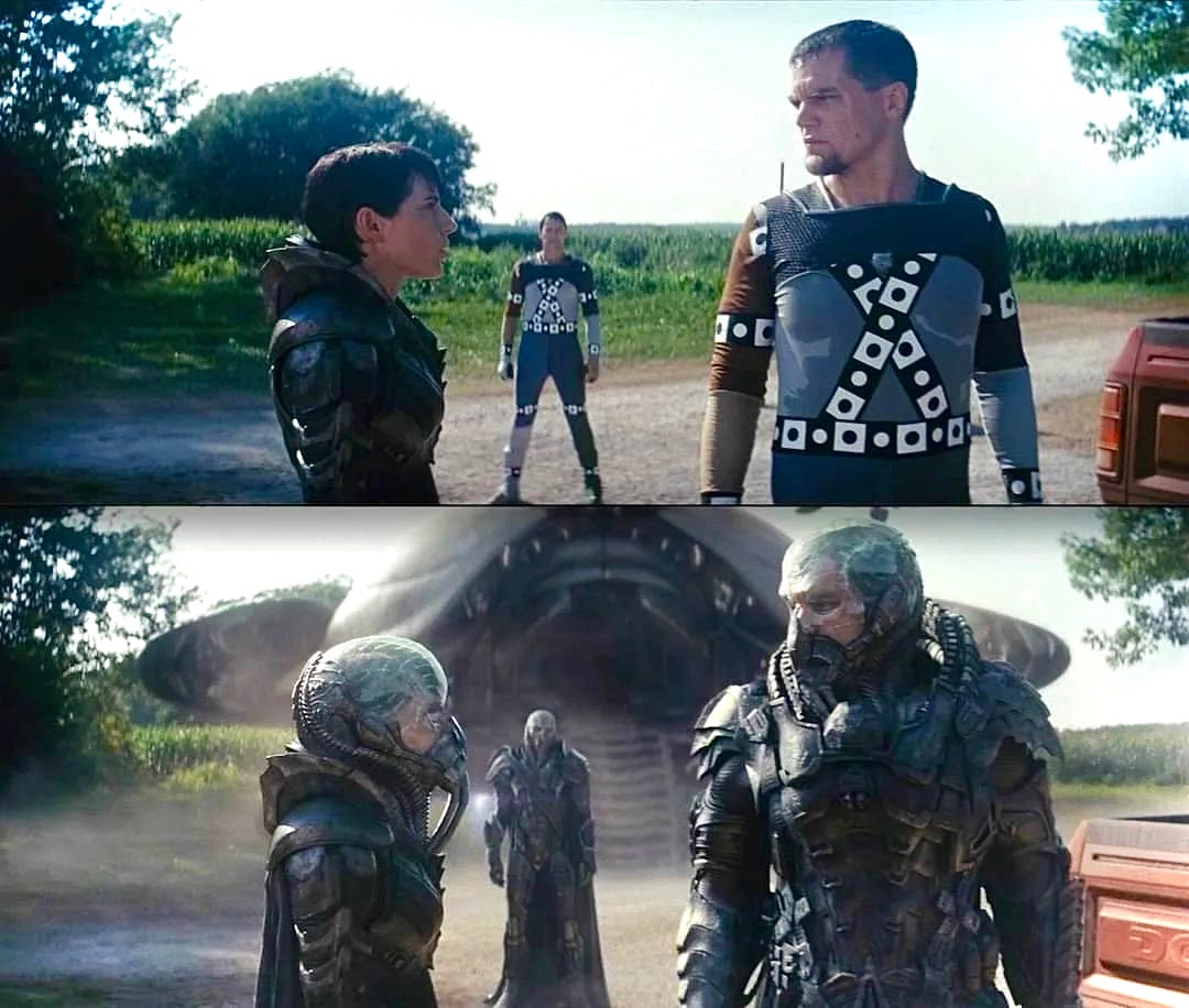 Man of Steel - before and after VFX