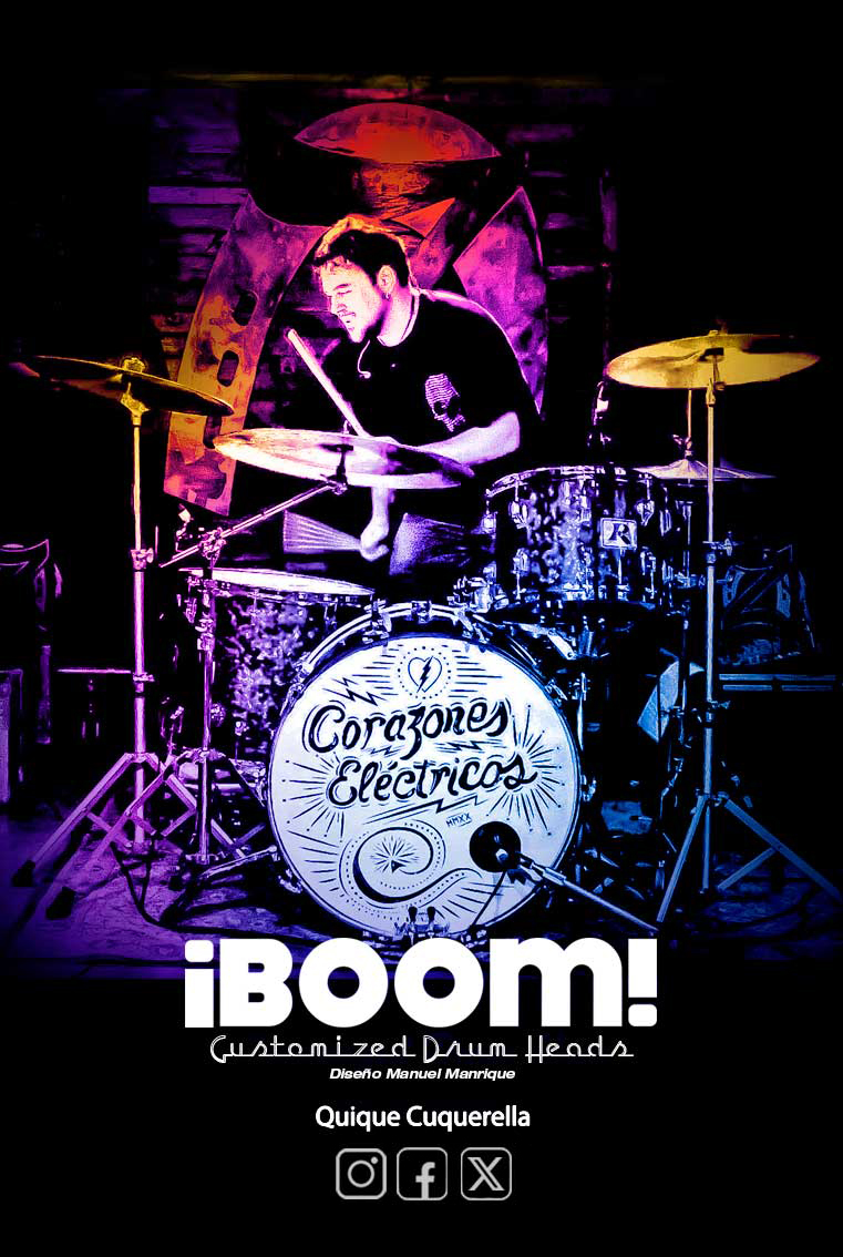 Quique Cuquerella · Corazones eléctricos💜<a href="/bassdrumboom/">Bass Drum Boom</a> Serás Personal..!!