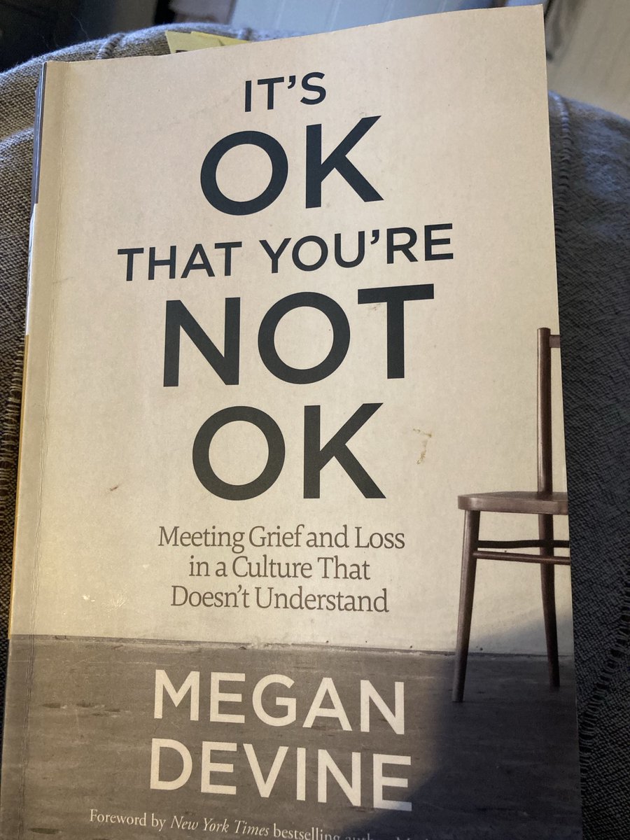 I am so grateful for this book about living with intense &amp; earth-shattering #grief and to the person who told me about it