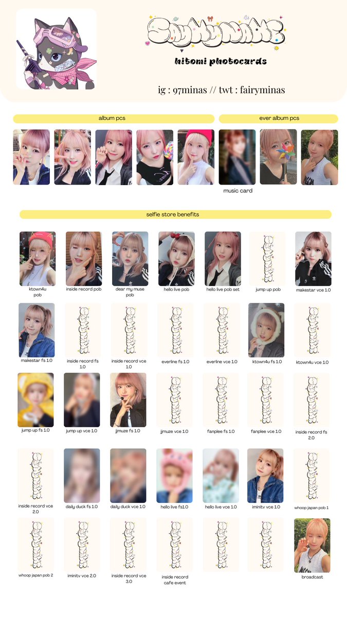 say my name album photocards template (1/2) - updated with jjmuze