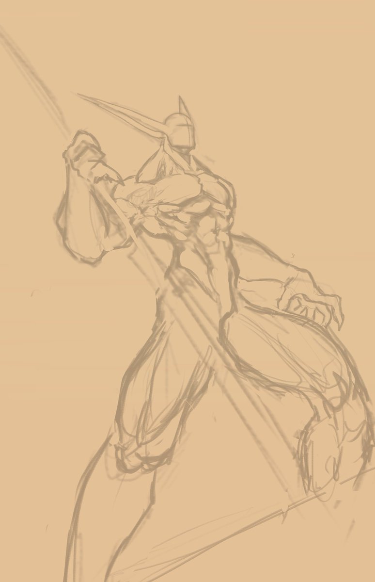 Okay, well, the next character will be Simrael Sunwing. I've been sketching him, as you can see, a lot.... and a long time... Which one do you like?  

#warcraft #sketching