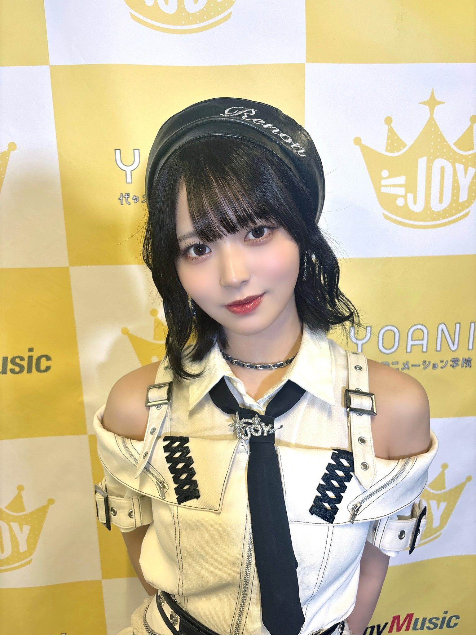 江角怜音 ニアジョイ 初期ビブス ≒JOY ニアジョイ 江角怜音 公式ビブス Lサイズ ニアジョイ 江角
