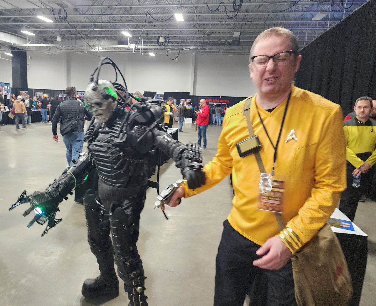 mayyid's tweet photo. The Borg has taken Jimmy! If you see him, please alert the local staff.
#STNJ https://t.co/mLAyN2H38A