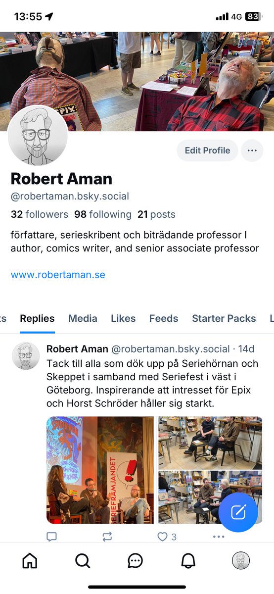 Like everyone else, I’ll start using the following platform more regularly: