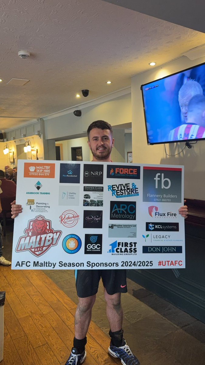 MOTM: Dylan Somerville - Sponsored by MET painting and decorating

Special mention to Ash and Dean who caused their defence havoc all game🔥

UTAFC