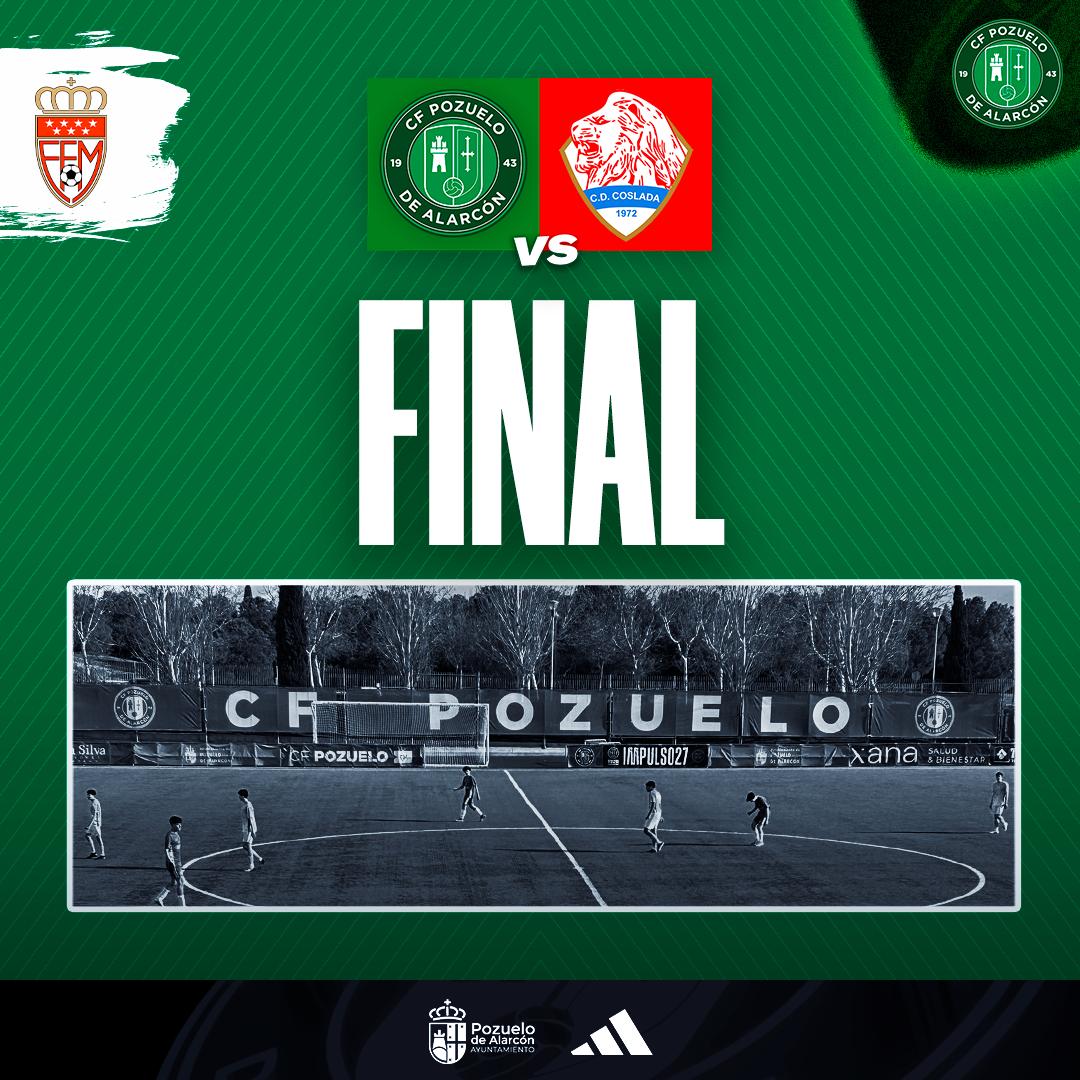 CF Pozuelo (@cfpozuelo) on Twitter photo FINAL I <a href="/Cfpozuelo/">CF Pozuelo</a> 3️⃣ - 1️⃣ <a href="/CD_Coslada/">CD COSLADA ⚽️</a>
Victoria sólida del equipo en el Valle. Una pena que recibiéramos un gol después del gran desempeño en el campo. ¡Sumamos de tres!
⚽ <a href="/BGoal9/">Borja Sanchez</a>
⚽ <a href="/aham_clinton/">Clinton Aham</a>
⚽ <a href="/HFuentes22/">Héctor Fuentes</a>
🟢⚪ #VamosPozuelo #FamiliaVerde FINAL I <a href="/Cfpozuelo/">CF Pozuelo</a> 3️⃣ - 1️⃣ <a href="/CD_Coslada/">CD COSLADA ⚽️</a>
Victoria sólida del equipo en el Valle. Una pena que recibiéramos un gol después del gran desempeño en el campo. ¡Sumamos de tres!
⚽ <a href="/BGoal9/">Borja Sanchez</a>
⚽ <a href="/aham_clinton/">Clinton Aham</a>
⚽ <a href="/HFuentes22/">Héctor Fuentes</a>
🟢⚪ #VamosPozuelo #FamiliaVerde