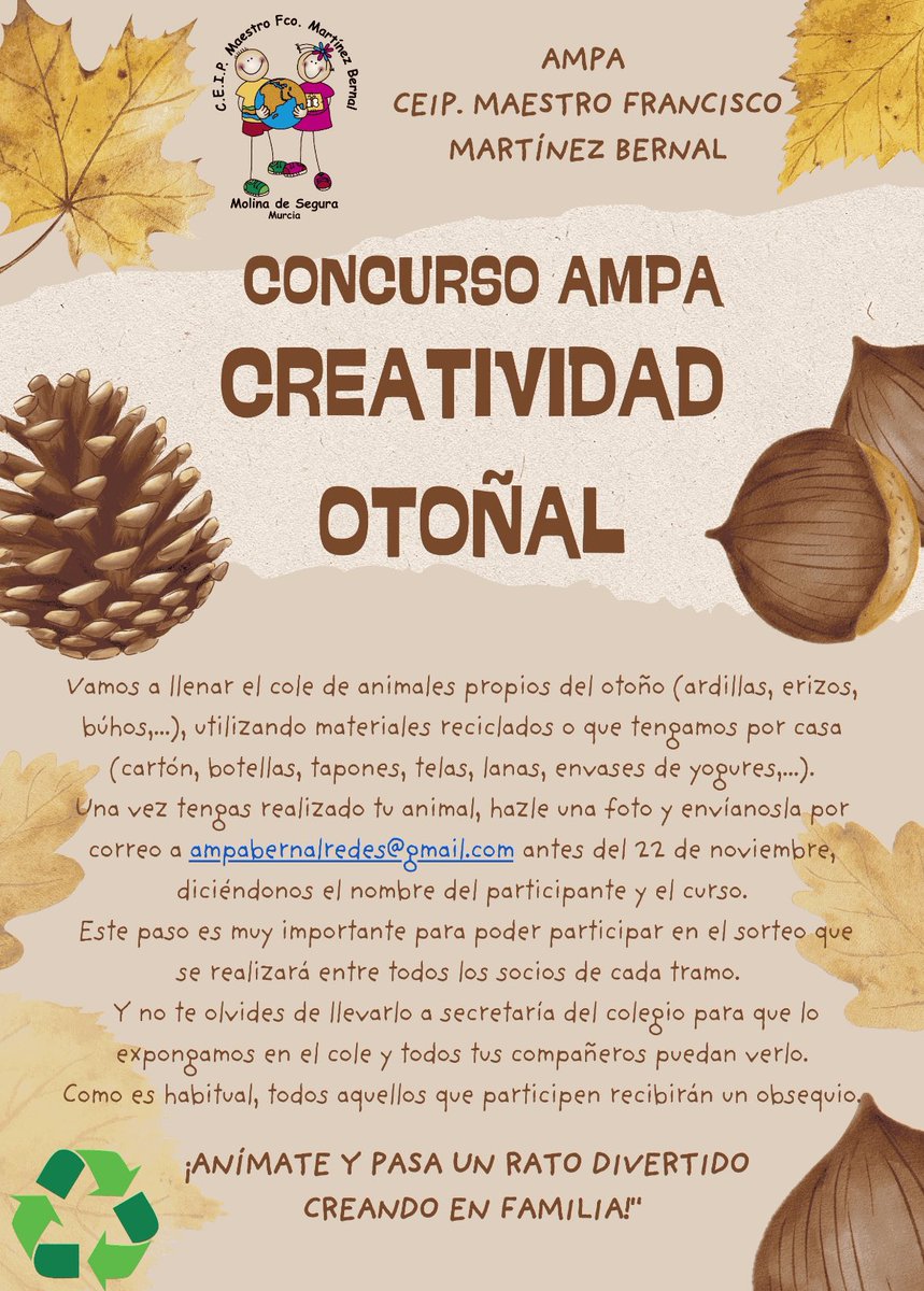 AMPA CEIP MAESTRO FRANCISCO MARTÍNEZ BERNAL (@ampabernal) on Twitter photo 