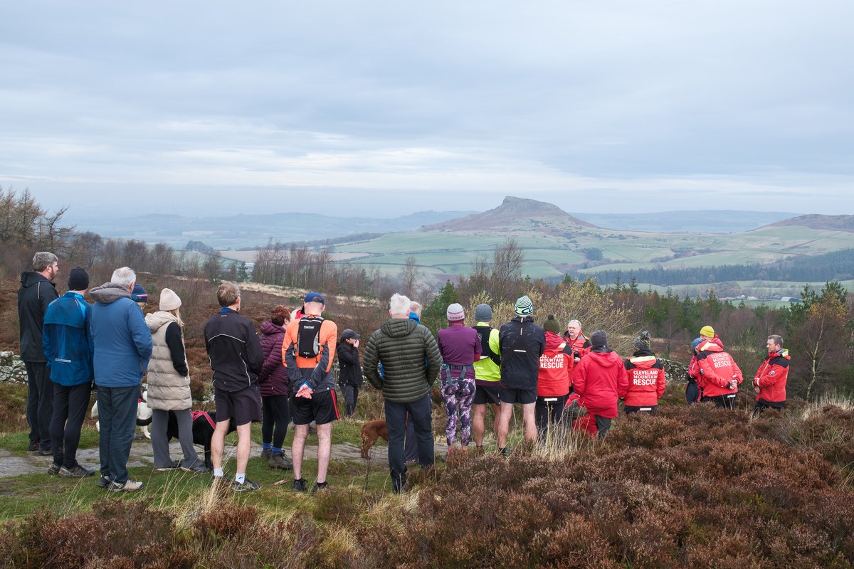 At 1100 hours today, we gathered for our annual walk to the site of a Second World War aircraft crash site near Captain Cook's Monument, to pay our respects to all those who have sacrificed so much in the service of their country. Thank you to the walkers &amp; runners who joined us.