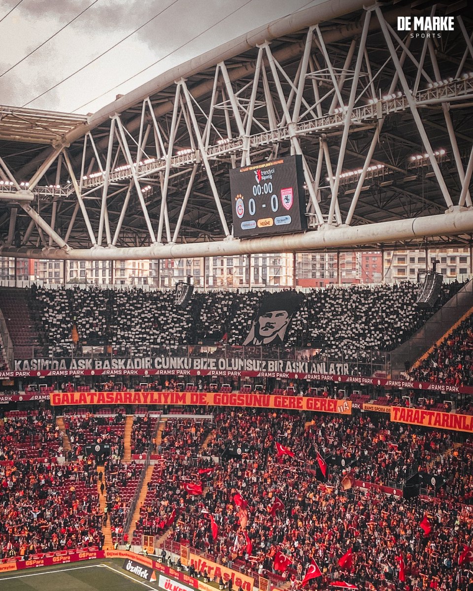 Galatasaray-Samsunspor maçı öncesinde tribünler 🇹🇷