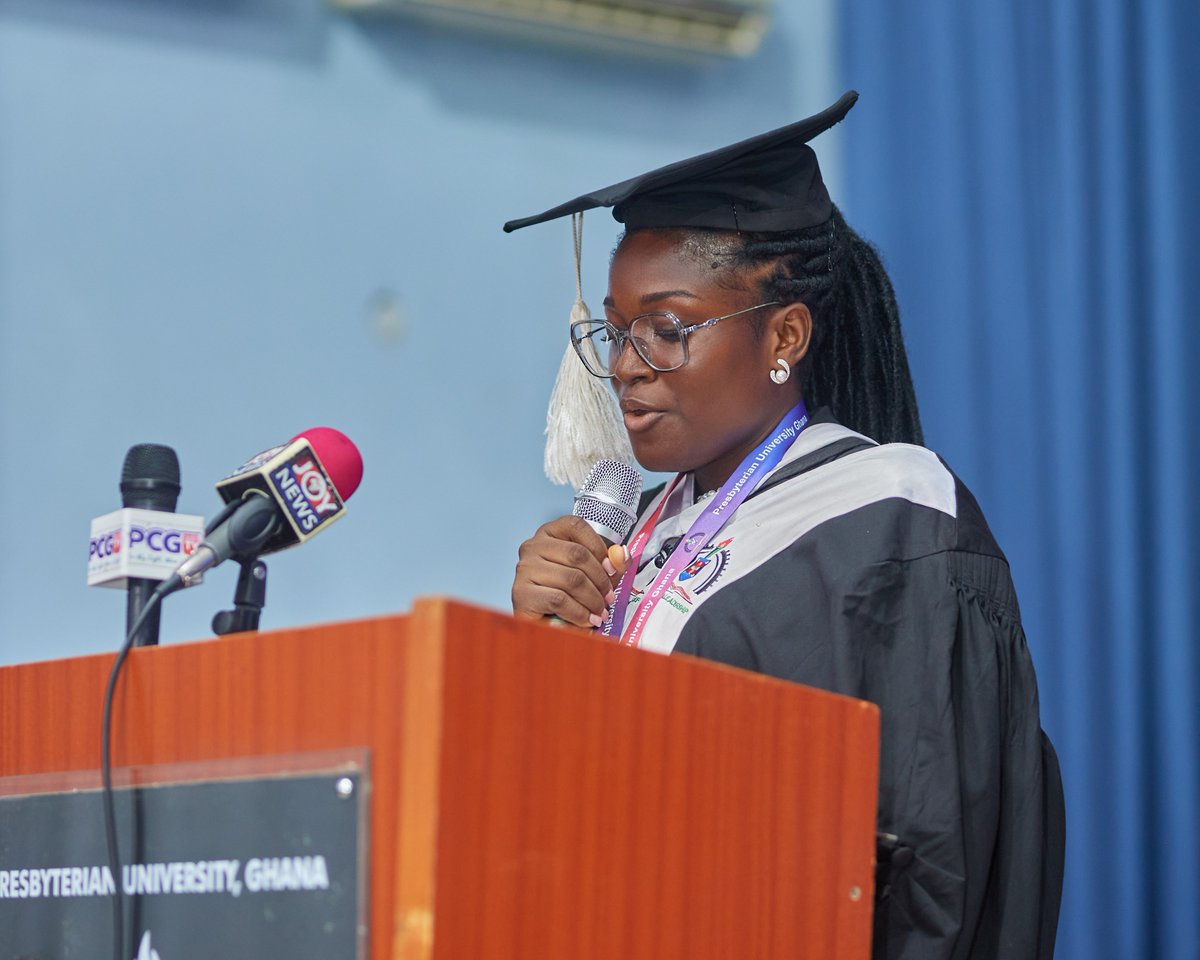 In a landmark achievement, Ms. Monique Kafui Attah has made history as the Valedictorian of Presbyterian University, Ghana, Class of 2024, with an impressive Final Grade Point Average (FGPA) of 3.92 out of 4.0.

Congratulations to Ms. Monique Kafui Attah.